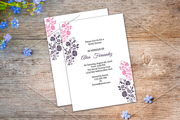 Printable Bridal Shower Invitation in Wedding Templates - product preview 1