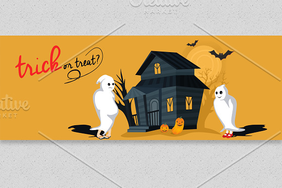 Halloween Facebook Timeline Cover in Website Templates - product preview 1