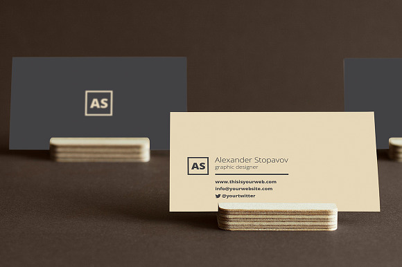 Minimal Executive - Business Card 60 in Business Card Templates - product preview 2