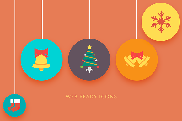 50 Christmas Icons in Christmas Icons - product preview 1