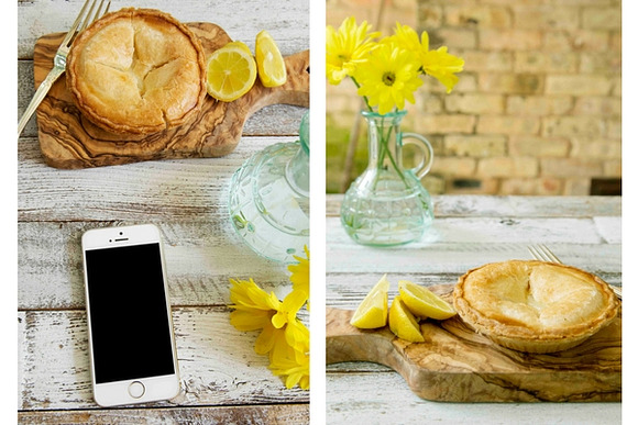 Lemon Pie Little Messages & Mockups in Mobile & Web Mockups - product preview 1