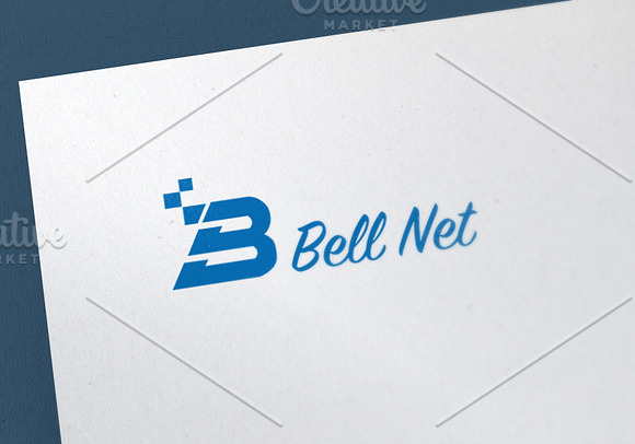 Bell Net Logo Template in Logo Templates - product preview 2
