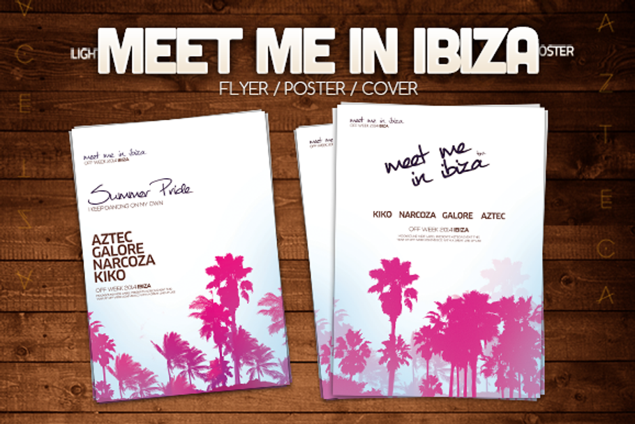 Meet me in Ibiza Poster in Flyer Templates - product preview 8