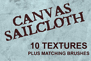 Canvas Sailcloth Textures & Brushes