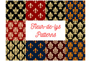 Victorian fleur-de-lis  patterns