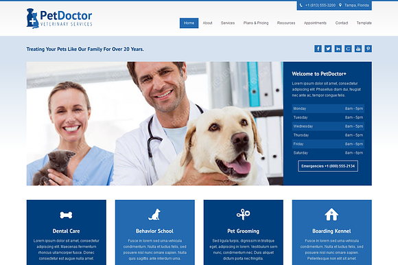 PetDoctor Veterinary Joomla Theme in Joomla Themes - product preview 1