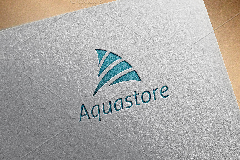 Aquastore logo template