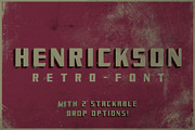 Henrickson Retro-Font