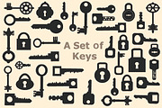 Set of vector keys