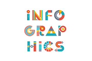 Infographics Word Logo