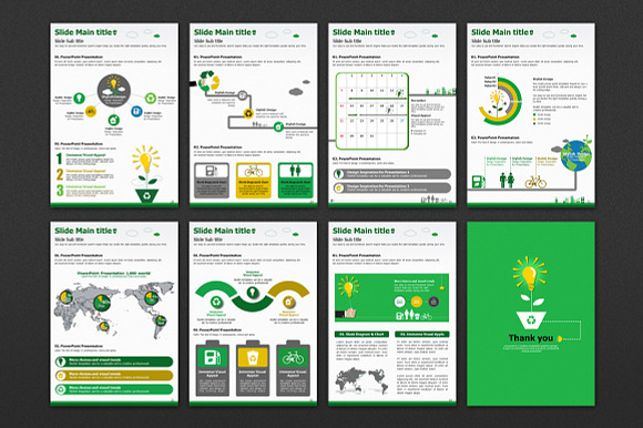 Energy PowerPoint Template Vertical in PowerPoint Templates - product preview 4