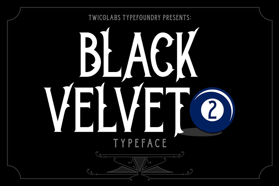 Black Velvet 2 in Display Fonts - product preview 8