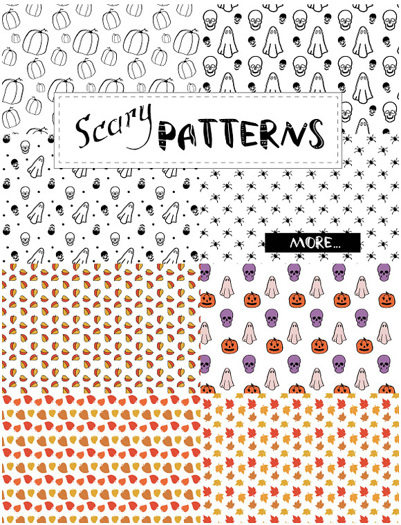 Funny uppercase font. And doodles. in Fonts - product preview 5