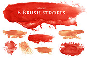 brush strokes blots