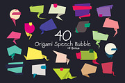 40+ Origami Speech Bubbles