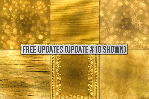 Gold Foil Textures, Gold Backgrounds in Textures - product preview 49