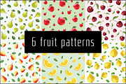 6 fruit patterns