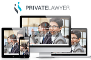 Private lawyer bootstrap theme