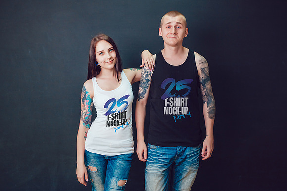25 T-Shirts Mock-Up (Part 4) in Product Mockups - product preview 8