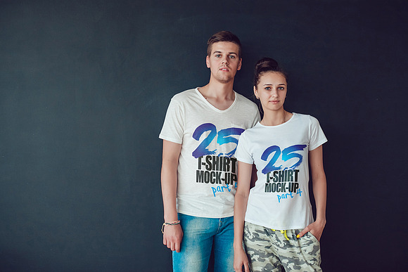 25 T-Shirts Mock-Up (Part 4) in Product Mockups - product preview 10
