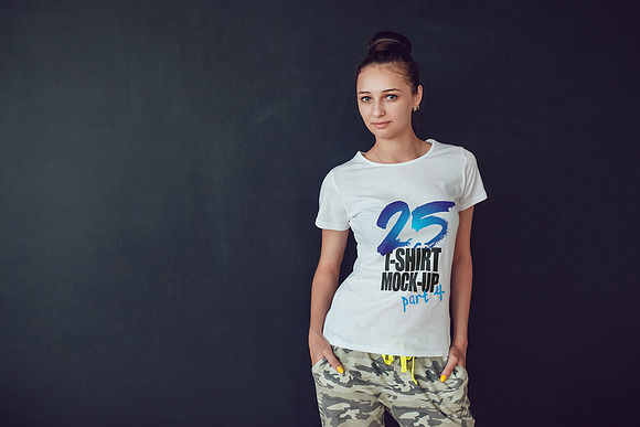 25 T-Shirts Mock-Up (Part 4) in Product Mockups - product preview 11