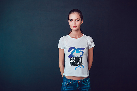 25 T-Shirts Mock-Up (Part 4) in Product Mockups - product preview 16