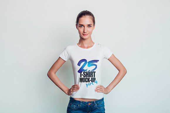 25 T-Shirts Mock-Up (Part 4) in Product Mockups - product preview 17
