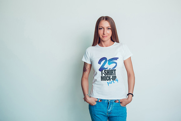 25 T-Shirts Mock-Up (Part 4) in Product Mockups - product preview 24