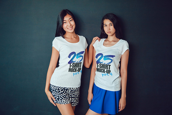 25 T-Shirts Mock-Up (Part 4) in Product Mockups - product preview 27
