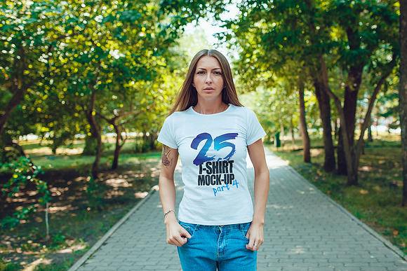 25 T-Shirts Mock-Up (Part 4) in Product Mockups - product preview 30