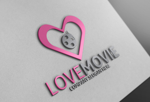 Love Movie Logo in Logo Templates - product preview 4