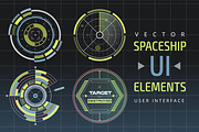 UI hud infographic interface vector 