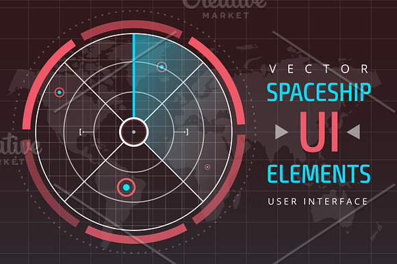 UI hud infographic interface vector  in Illustrations - product preview 5