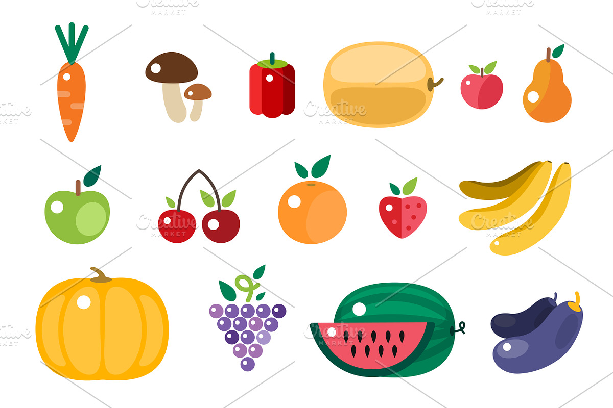 Harvest time vector set in Illustrations - product preview 8