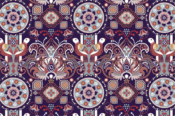 5 Bright Ornamental Patterns in Patterns - product preview 1
