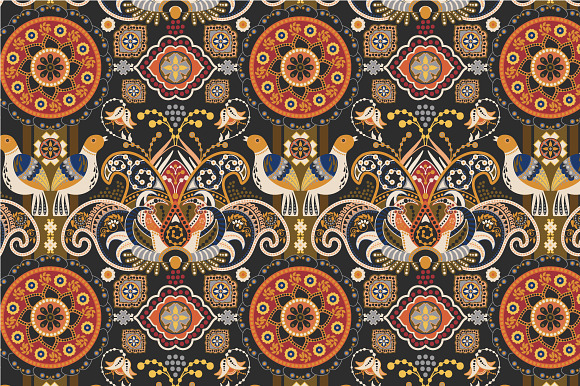 5 Bright Ornamental Patterns in Patterns - product preview 3