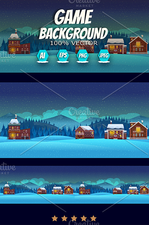 Winter Background in Illustrations - product preview 1