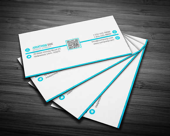 Haki Business Card in Business Card Templates - product preview 2