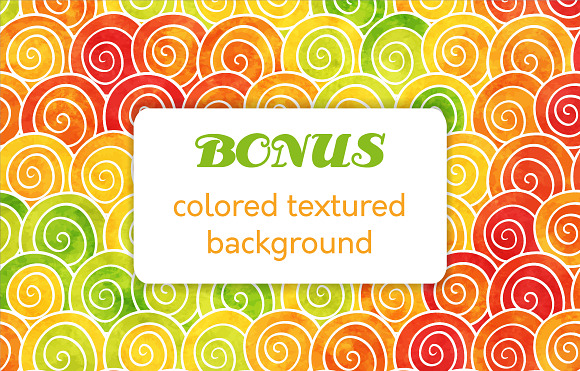Swirls seamless patterns + Bonus in Patterns - product preview 4