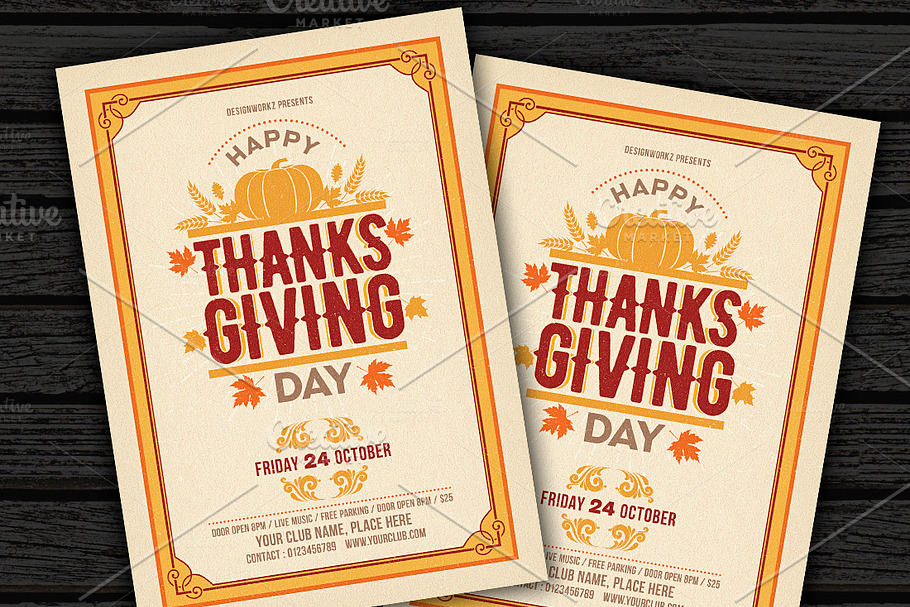 Thanksgiving Flyer / Invitation