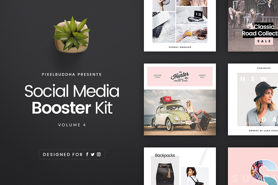 Social Media Booster Kit 4 in Facebook Templates - product preview 8