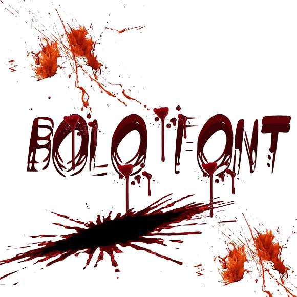 BLOOD FONT in Fonts - product preview 1