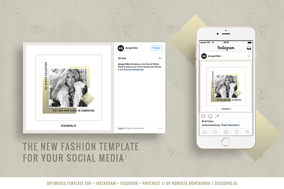 So Chic! Social Media Pack (single) in Instagram Templates - product preview 2