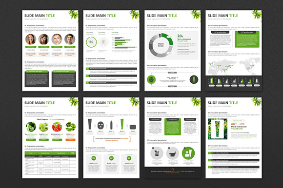 Nature Beauty PPT Vertical in PowerPoint Templates - product preview 1