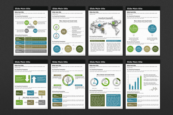 Tree PowerPoint Vertical in PowerPoint Templates - product preview 3