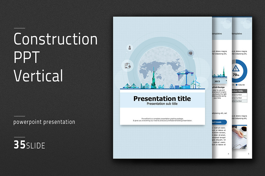Construction PPT Vertical in PowerPoint Templates - product preview 8