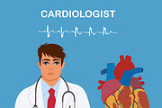 Medical doctor cardiologist