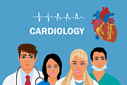 cardiology concept, heart doctor