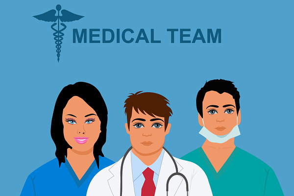 medical team concept, physician