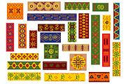 African ethnic ornaments